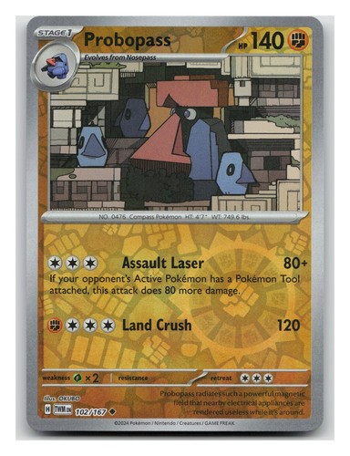 Probopass 102 167 reverse - reverse, holo