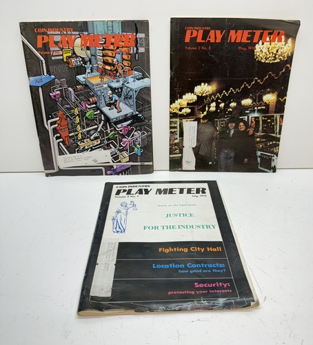 Play meter magazine - magazine, x