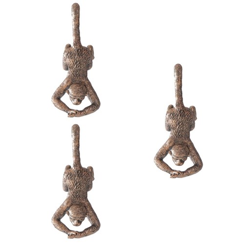 3pcs reusable resin monkey - 3pcs,