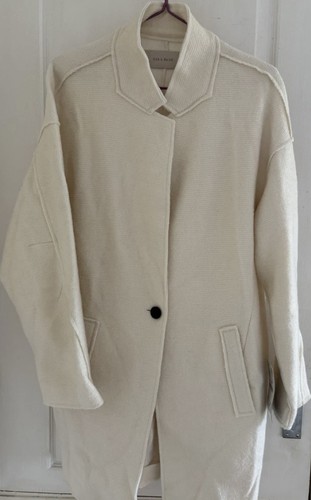 Women zara long jacket cream - zara,