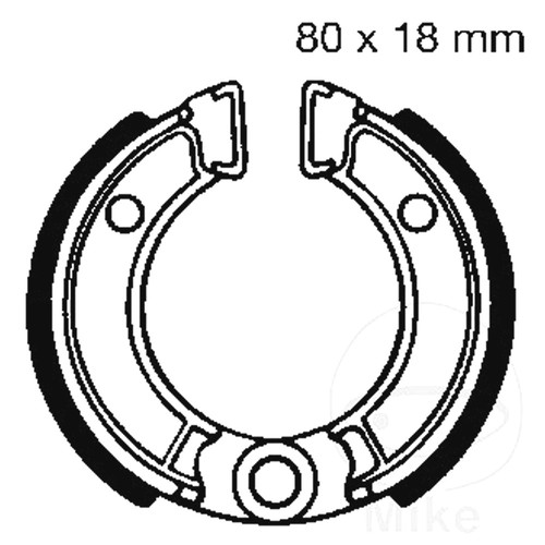 Ebc brake shoes - shoes, springs