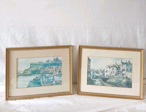 Pair vintage solid wood - pair,