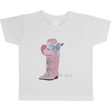 'Cowboy Boots' Children's / Kid's Cotton T-Shirts (TS051537)