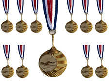 20x swimming medals 40mm - swimming,