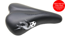 RALEIGH STRIKER SADDLE BLACK WITH GREEN BUMPER UNDERSIDE ALSO SUIT OTHER KIDS 