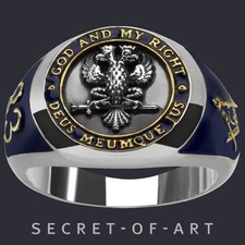 Masonic Ring Silver 925