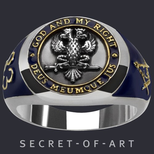 Masonic ring silver - masonic,