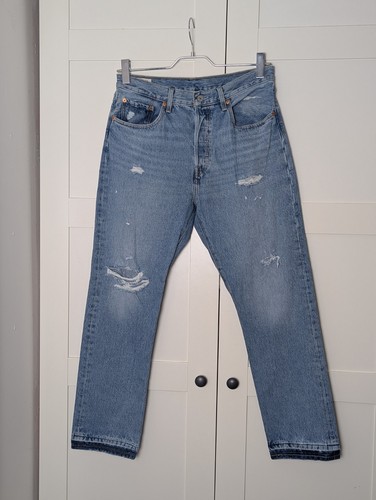Levis 501 indigo - 501, destructed
