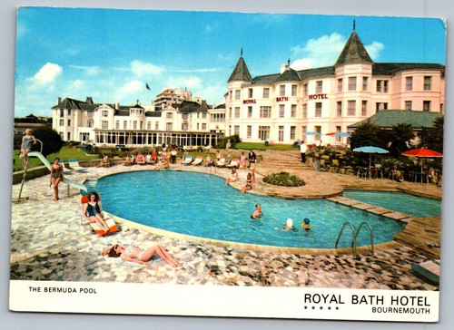 Postcard 1960s royal bath - postcard,