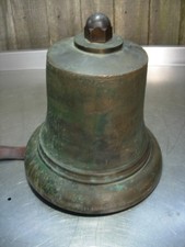 VINTAGE BRASS FIRE ENGINE BELL
