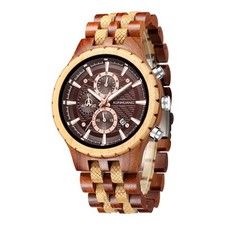 Men Luxury Sports Quartz Wood