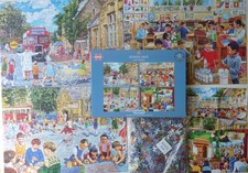 4 x 500 piece Gibsons Jigsaw