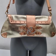 Vintage Y2K Ripani metallic leather bag 