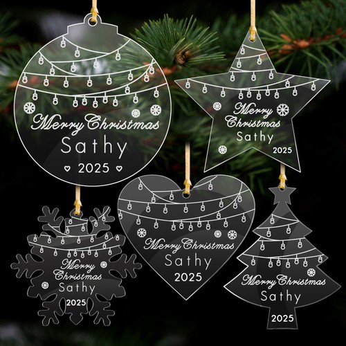 Personalised christmas bauble - personalised,