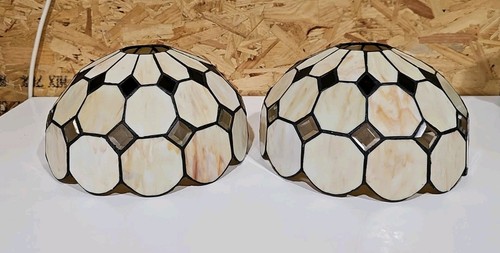 Pair tiffany style light - pair,