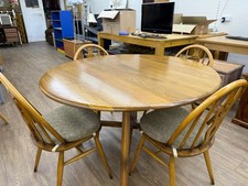 Ercol Blonde Dining Set With 4 Chairs