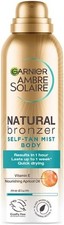 Garnier Ambre Solaire Natural Bronzer Quick Drying Dark Self Tan Body Mist 150ml