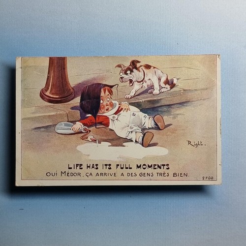 Comic postcard c1915 child - postcard,
