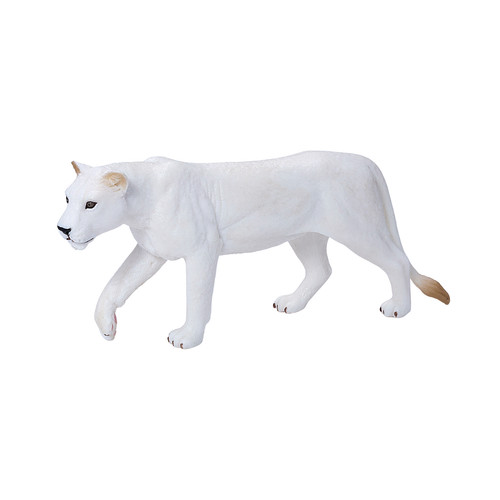 White lioness toy realistic - lioness,