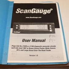 Linear Logic Scan Gauge ScanGauge User Manual J1939 or J1708 Diagnostics OG#38