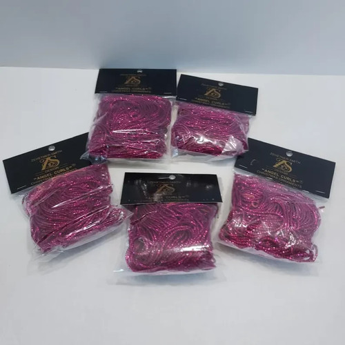 Fuchsia colored angel curls - fuchsia,
