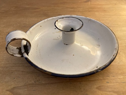 Vintage white enamel - vintage,
