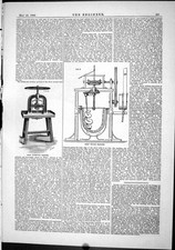Old Engineering 1886 Soap Stamping Machine Mixing Machinery Instrumen Victorian