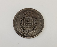 1842 Portugal X Reis Coin