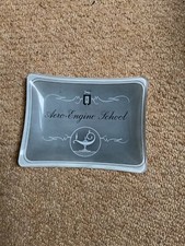 Aero Engine School RR glass ashtray  rare unusual item
