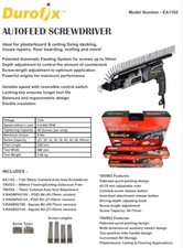 110 volt Collated Decking /