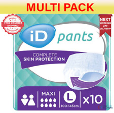 1x iD Incontinence Pants Maxi - Large - 8 Pack of 10 - Multi Pack