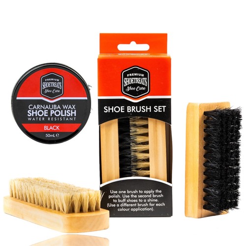 Shoe brush set cleaning - brush, set,