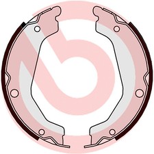 BRAKE SHOE SET, PARKING BRAKE