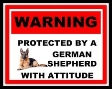 WARNING PROTECTED BY A GERMAN