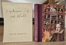 FOLIO SOCIETY SHAKESPEARE'S LIFE AND WORLD 1ST 2004 UNREAD UNOPENED 