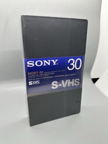 New sealed sony vhs - new, s-vhs