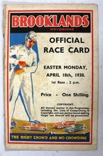 Brooklands official car racing - car,