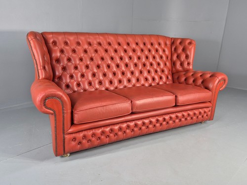 Vintage highback chesterfield - highback,