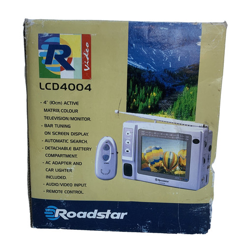 New roadstar lcd 4004 - new!,