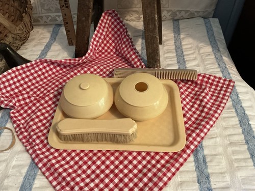 Antique dresser set pcs - antique,