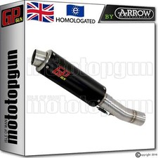 SILENCER GP GUN by ARROW STEEL BLACK KTM RC 390 2017 17 2018 18 2019 19