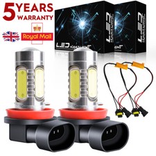 FOR BMW 1 Series E81 E82 E87 E88 Xenon White LED Fog lights Kit-H11 ERROR FREE