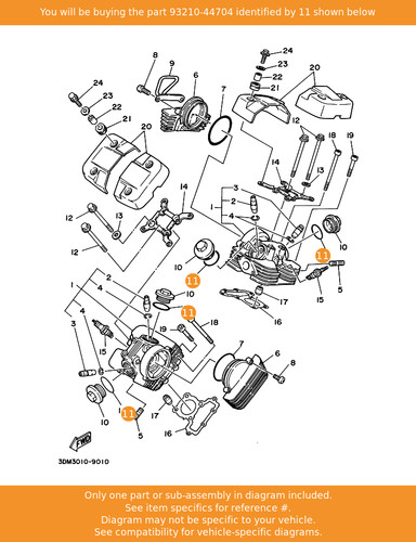 Yamaha ring 93210 44704 oem - yamaha,