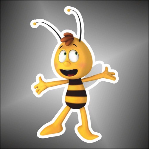 Maya bee sticker willy 1 - sticker, ***+