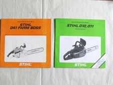 2 VINTAGE CHAINSAW INSTRUCTION