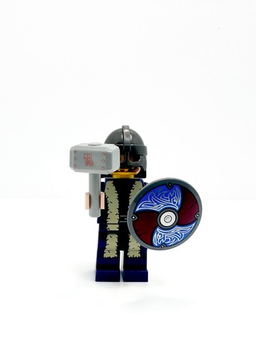 Lego viking warrior minifigure - viking,