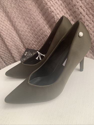 Dark green court stiletto - dark, 3”