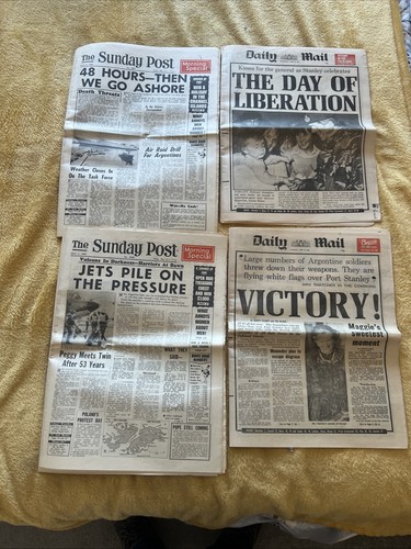 Falklands war newspapers - falklands,