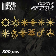 Chaos Symbols - 300 Pieces - Green Stuff World
