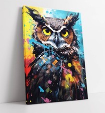 OWL ABSTRACT SPLASH COLOURFUL